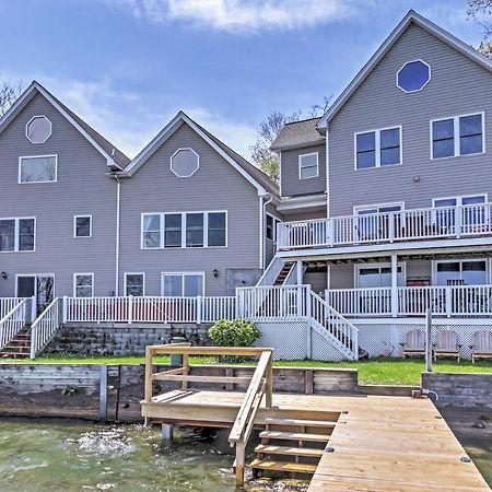 Waterfront Seneca Lake House Fire Pit And Boat Dock Geneva Exterior photo